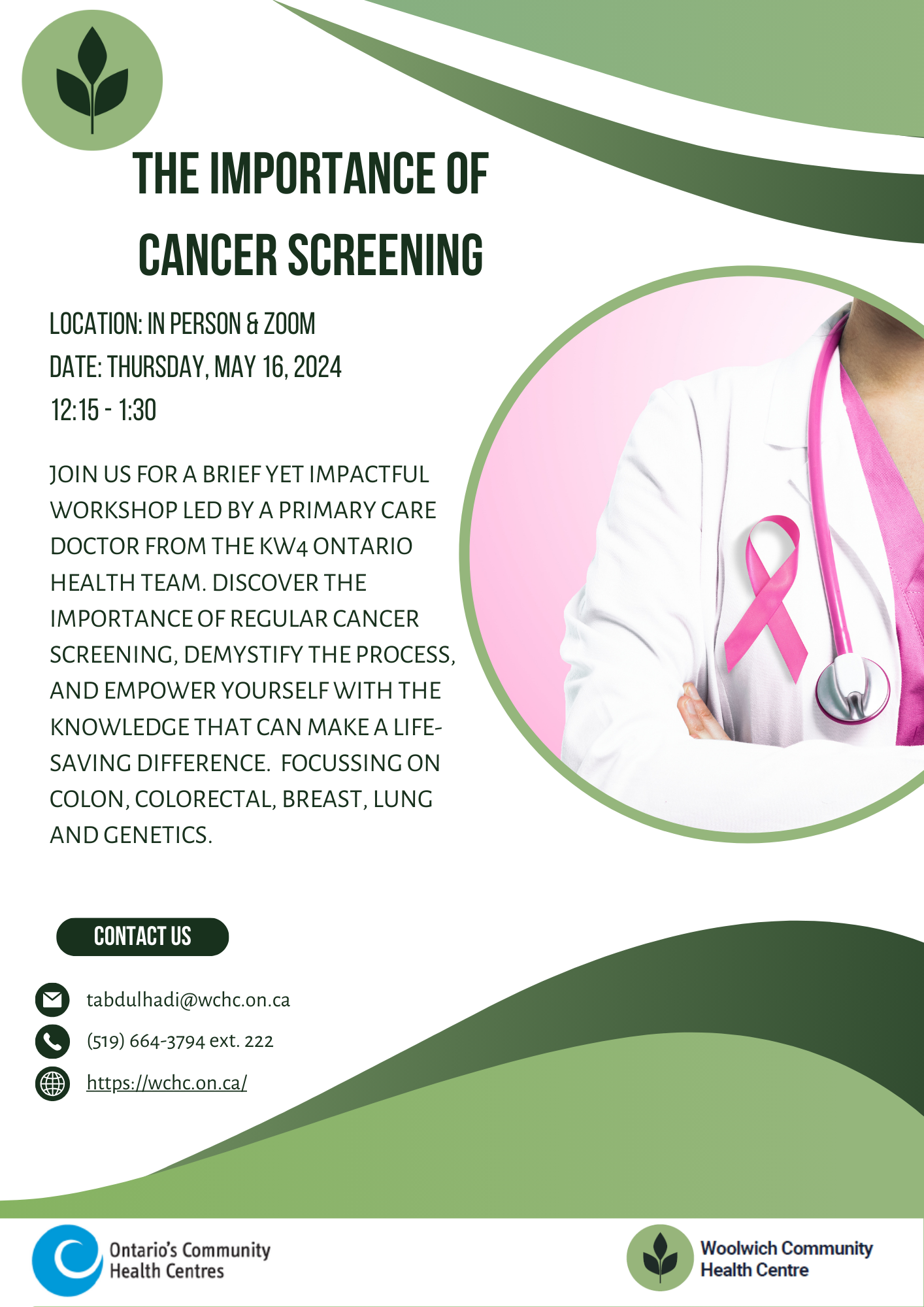 The Importance of Cancer Screening