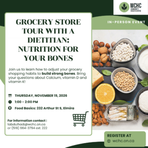 Grocery Store Tour with a Dietitian: Nutrition for Your Bones