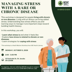 Managing Stress with a Rare or Chronic Disease